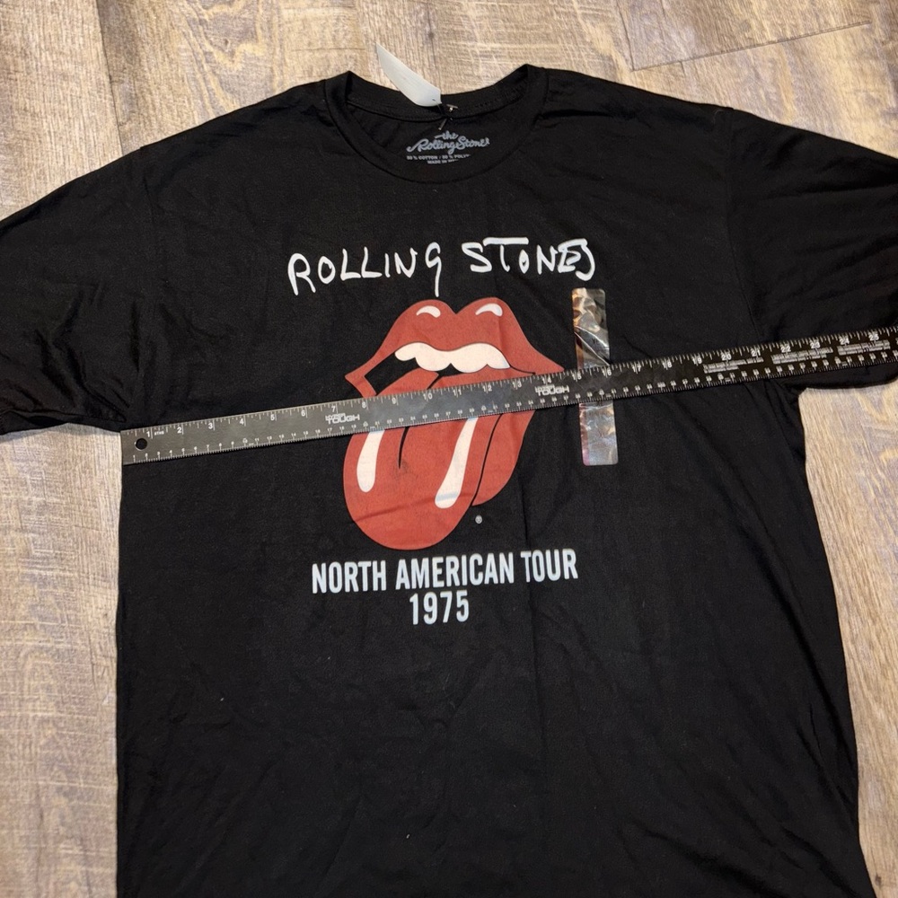 Rolling Stones T Shirt Womens XL Band Graphic Tee 100% Cotton New - Picture 3 of 6
